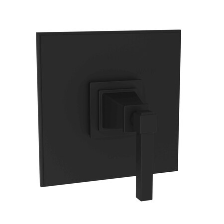 Newport Brass Pressure Shower Trim Plate W/ Handle. Less Showerhead, Arm, Blk 4-3144BP-56